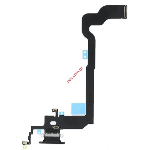 Ταινία φόρτισης (OEM) iPhone X Grey Black Charging Port jack Ταινία φόρτισης (OEM) iPhone X Grey Black Charging Port jack