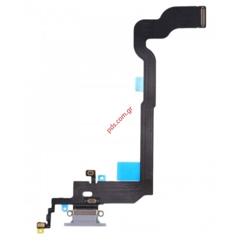 Ταινία φόρτισης (OEM) iPhone X White Charging Port Lighting 8 pin jack Ταινία φόρτισης (OEM) iPhone X White Charging Port Lighting 8 pin jack