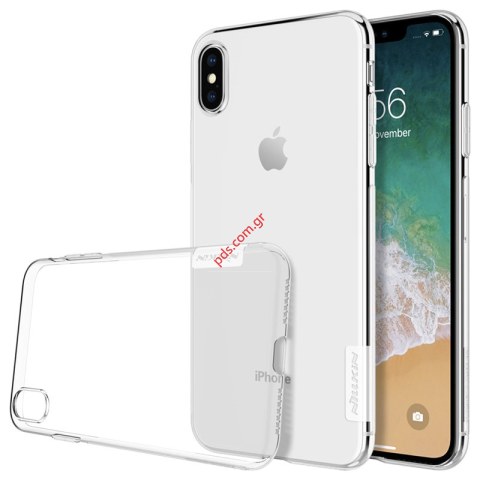 Θήκη διάφανη TPU Transparent iPhone XS Max Nillkin Nature 0.6mm Box Θήκη διάφανη TPU Transparent iPhone XS Max Nillkin Nature 0.6mm Box