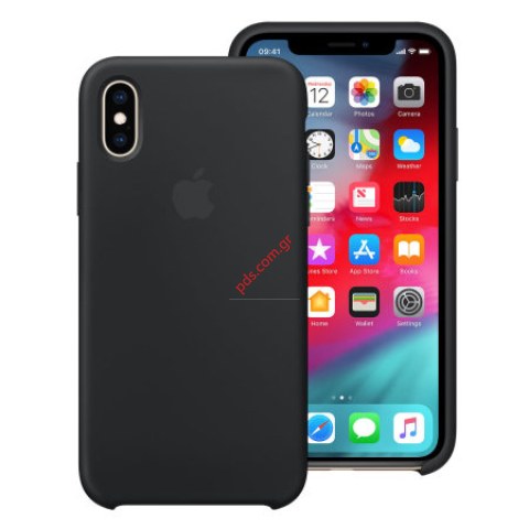 Θήκη σιλικόνης (COPY) iPhone X/XS TPU Black MTFC2FE/A σε μαύρο χρώμα Θήκη σιλικόνης (COPY) iPhone X/XS TPU Black MTFC2FE/A σε μαύρο χρώμα