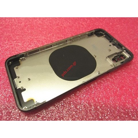 Πίσω καπάκι iPhone XR 6.1 A1205 (NO LOGO ) no/parts Black σε μαύρο χρώμα χωρίς εξαρτήματα