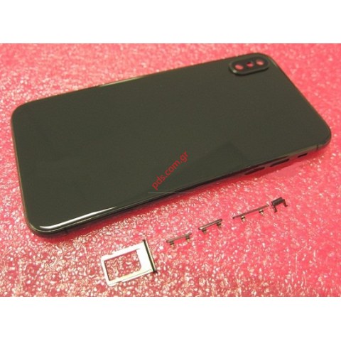 Πίσω καπάκι iPhone XR 6.1 A1205 (NO LOGO ) no/parts Black σε μαύρο χρώμα χωρίς εξαρτήματα Πίσω καπάκι iPhone XR 6.1 A1205 (NO LOGO ) no/parts Black σε μαύρο χρώμα χωρίς εξαρτήματα