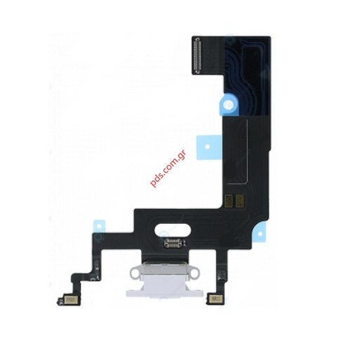 Ταινία φόρτισης  iPhone XR White silver Flex cable charge για το λευκό ασημί χρώμα Ταινία φόρτισης  iPhone XR White silver Flex cable charge για το λευκό ασημί χρώμα