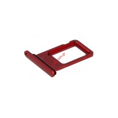 Θυρίδα κάρτσς SIM Apple iPhone XR Red Dual Sim Tray για το κόκκινο χρώμα Θυρίδα κάρτσς SIM Apple iPhone XR Red Dual Sim Tray για το κόκκινο χρώμα