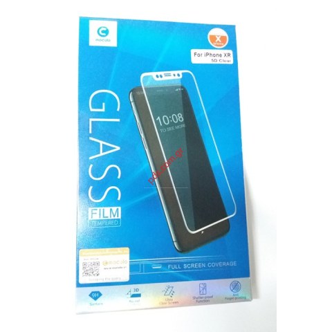Τζάμι προστασίας Mocolo iPhone XR Clear Full screen 5D tempered 0,25mm. Τζάμι προστασίας Mocolo iPhone XR Clear Full screen 5D tempered 0,25mm.