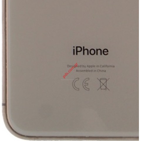 Γνήσιο πίσω καπάκι Apple iPhone XS 5.8 Gold (Pulled) με εξαρτήματα σε χρυσό χρώμα