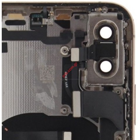 Γνήσιο πίσω καπάκι Apple iPhone XS 5.8 Gold (Pulled) με εξαρτήματα σε χρυσό χρώμα