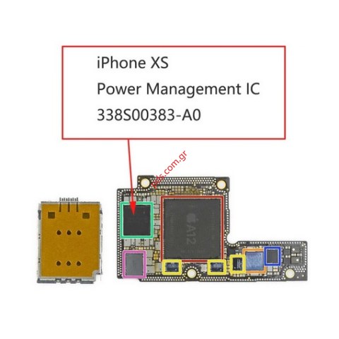 Ολοκληρωμένο φόρτισης iPhone XS power IC U2700 (338S00383 / U2700) Charging chip Ολοκληρωμένο φόρτισης iPhone XS power IC U2700 (338S00383 / U2700) Charging chip