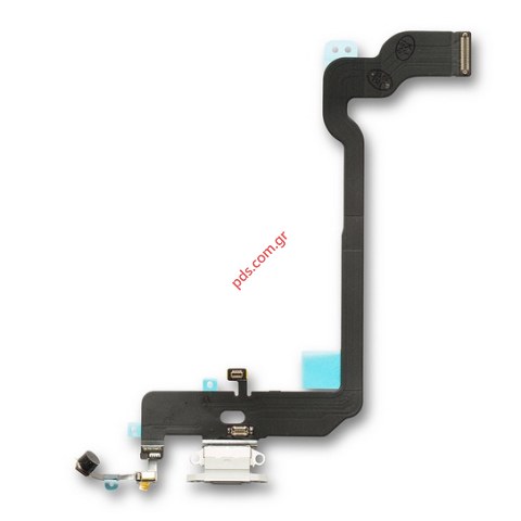 Ταινία φόρτισης Black iPhone XS 5.8 inch A1920 Flex Cable Lightning Connector για το ασημί χρώμα Ταινία φόρτισης Black iPhone XS 5.8 inch A1920 Flex Cable Lightning Connector για το ασημί χρώμα