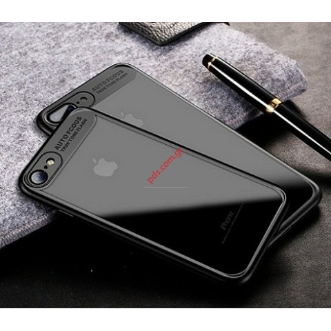 Θήκη silicon Acrilyc iPhone XS Max 6.5 TPU Black σε μαύρο χρώμα