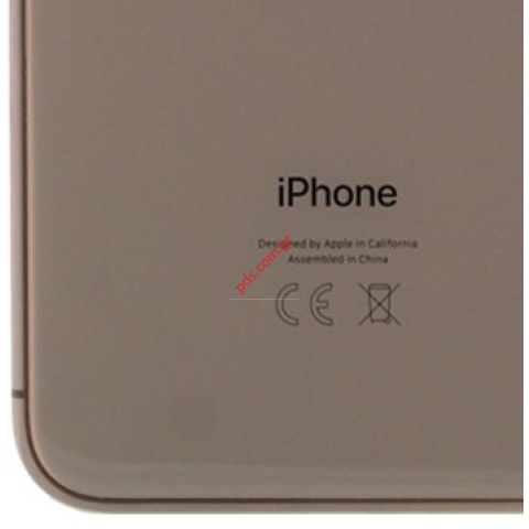 Γνήσιο πίσω καπάκι iPhone XS MAX 6.5inch Gold (PULLED GRADE A) A2101 middle back battery cover frame including some parts σε χρυσό χρώμα NO BATTERY
