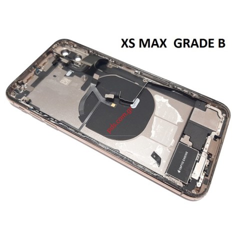 Γνήσιο πίσω καπάκι iPhone XS MAX 6.5inch Gold (PULLED GRADE B) A2101 middle back battery cover frame including some parts σε χρυσό χρώμα NO BATTERY