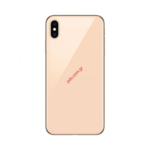 Πίσω καπάκι iPhone XS MAX 6.5inch Gold (OEM NO PARTS) σε χρυσό χρώμα Πίσω καπάκι iPhone XS MAX 6.5inch Gold (OEM NO PARTS) σε χρυσό χρώμα