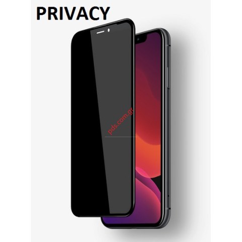 Προστατευτικό τζάμι iPhone XS, 11 PRO Privacy Full Glass Black Προστατευτικό τζάμι iPhone XS, 11 PRO Privacy Full Glass Black