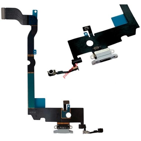 Ταινία φόρτισης iPhone XS MAX (A2101) White flex dock charge cable για το λευκό χρώμα Ταινία φόρτισης iPhone XS MAX (A2101) White flex dock charge cable για το λευκό χρώμα