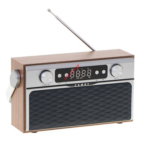 Portable Bluetooth CAMRY CR 1183 2X8W FM Radio retro digital LCD 200V and battery Lion 2600mah Box