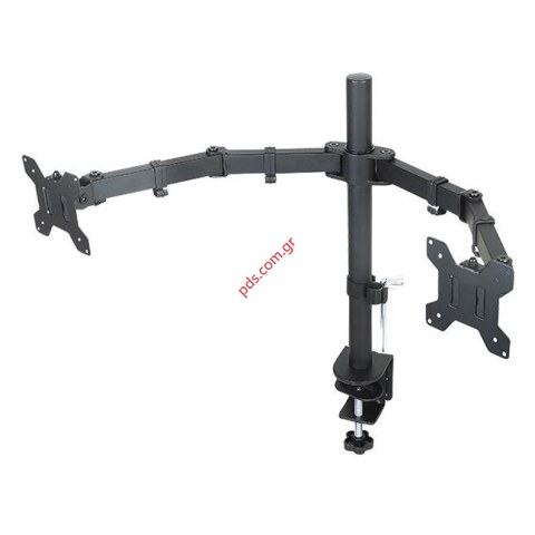 Single arm desk mount Montilieri ST-20 with clamp for 2 unit 13~32 inch and 10kg  Single arm desk mount Montilieri ST-20 with clamp for 2 unit 13~32 inch and 10kg