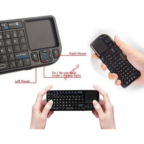 Smart Ultra mini keyboard TV ANDROID PC WINDOWS LCD Black