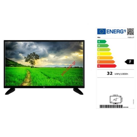 Τηλεόραση F&U FL32111T 32 TV LED HD 16:9 400Hz Black