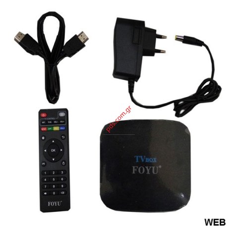 TV Box FOYU FO-R9 2GB RAM/16GB ROM Rockchip RK3229 Quad Core 64 Bit Android 9.0 Smart 4K HD Media Player 2GB 32GB HDMI 1.4 Box