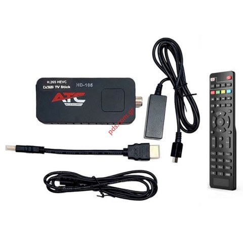Επίγειος ψηφιακός Δέκτης ATC HD-105 TV DVBT2 H.265 HD 1080P Box