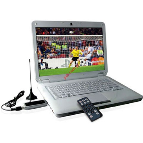 Φορητός ψηφιακός δέκτης τηλεόρασης USB διπλός TV/RADIO για λήψη σε υπολογιστές με εικόνα τηλεόρασης DVB-T και ραδιοφώνου FM με τηλεχειριστήριο (Blister)