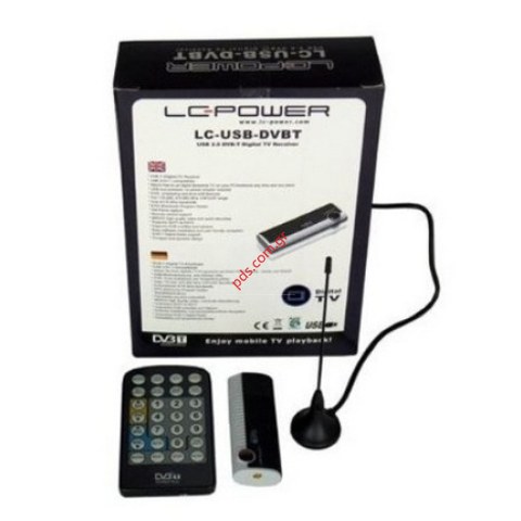 Φορητός ψηφιακός δέκτης τηλεόρασης USB διπλός TV/RADIO για λήψη σε υπολογιστές με εικόνα τηλεόρασης DVB-T και ραδιοφώνου FM με τηλεχειριστήριο (Blister)