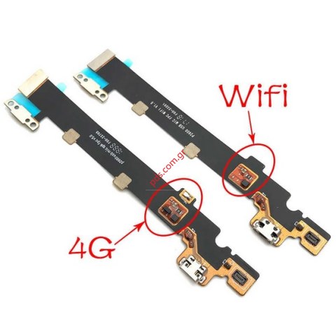 Ταινία Huawei MediaPad M3 Lite 10 4G Charging connector port Flex cable (ONLY FOR 4G VERSION - NOT FOR WIFI) w/repair