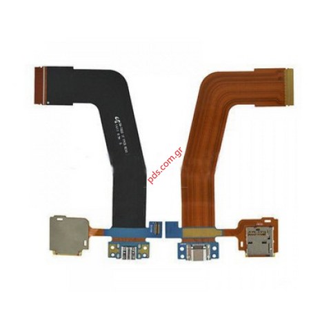 Flex cable (OEM) Samsung T805 Galaxy Tab S 10.5 flex cable MMC Memory card Micro SD and charging connector Flex cable (OEM) Samsung T805 Galaxy Tab S 10.5 flex cable MMC Memory card Micro SD and charging connector