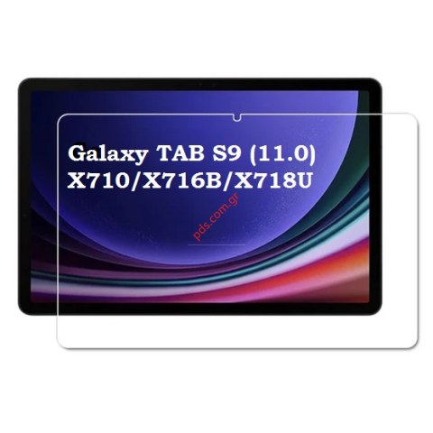 Protective tempered glass Samsung Galaxy TAB S9 11 Inch X710 9H 0.33MM Flat Blister Protective tempered glass Samsung Galaxy TAB S9 11 Inch X710 9H 0.33MM Flat Blister