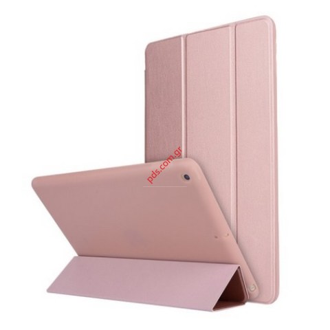Θήκη τύπου βιβλίου iPAD 8/9 (10.2 inch) A2602 2021 Pink Book stand 3 fold σε ροζ χρώμα Blister