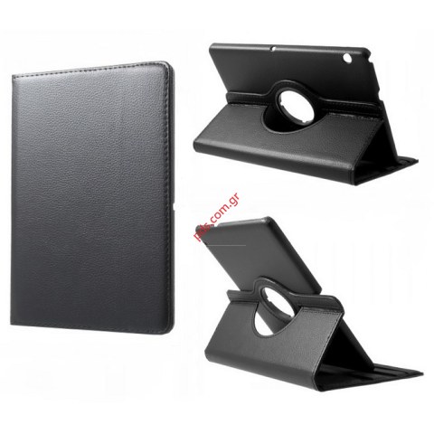 Θήκη βιβλίο Huawei Mediapad T3 10.1 Book rotate 360 Black σε μαύρο χρώμα Blister