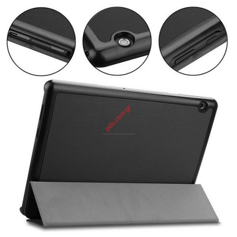 Θήκη βιβλίο Samsung Galaxy TAB A8 10.5 inch X200 Black book tri fold stand Blister