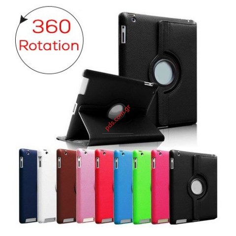 Θήκη βίβλιο Samsung T715 Galaxy TAB S2 8.0 Black Περιστρεφόμενη Rotated 360 σε μαύρο χρώμα Blister