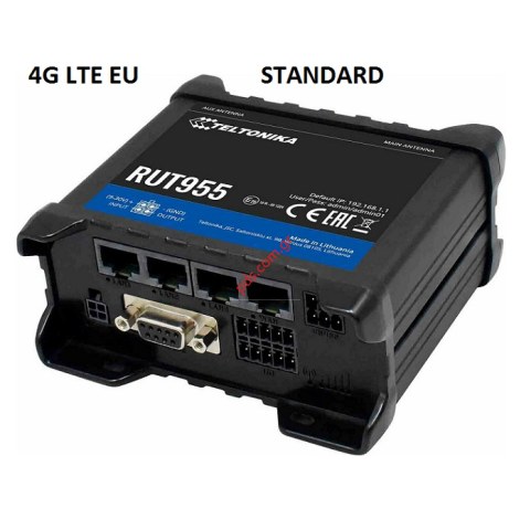 Συσκευή TELTONIKA RUT955 4G Standard Router Dual Sim, GPS, WiFi, Ethernet
