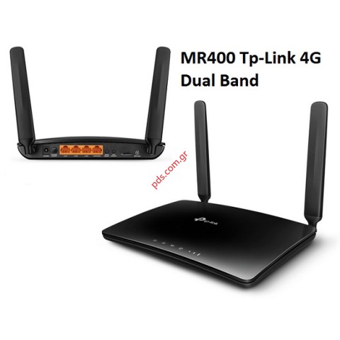 Συσκευή TP-Link Archer MR400 v3.0, AC1200 Wireless Dual Band 4G LTE Router