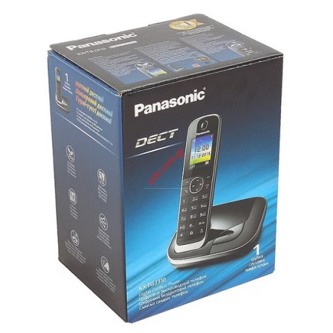 Ασύρματο τηλέφωνο Panasonic KX-TGJ310GRW White ID CALLER ECO Color LCD σε λευκό χρώμα δυνατότητα σύνδεσης με Audio handsfree jack 2.5mm Box