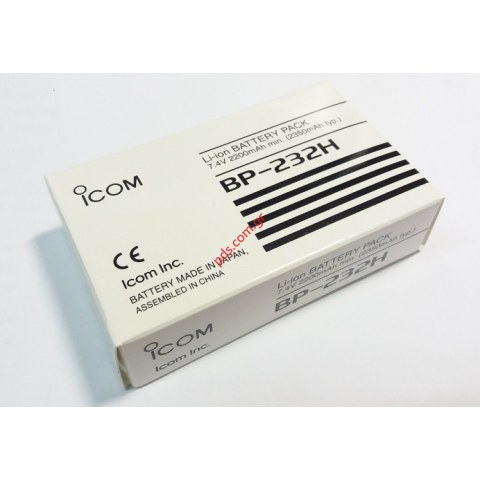 Γνήσια μπαταρία επαναφορτιζόμενη ICOM BP-232H Lion 2350mah Box (MADE IN JAPAN)