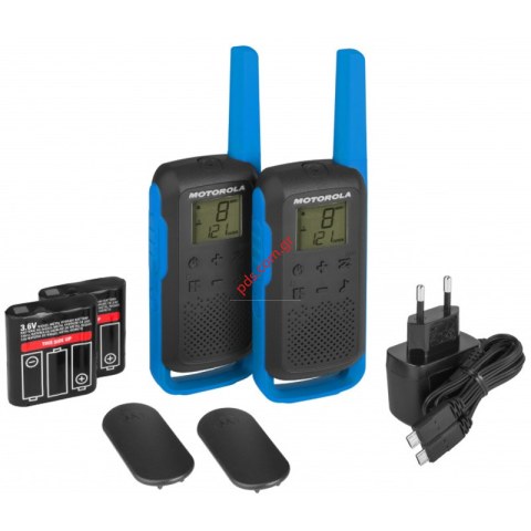 Walkie Talkie PMR Motorola TALKABOUT T62 8km Set Blue 