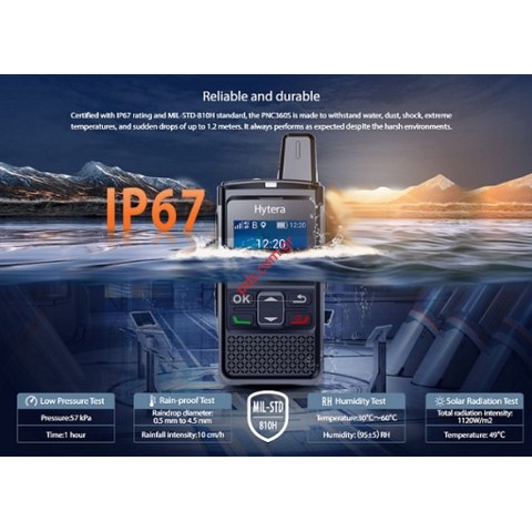 Φορητός πομποδέκτης (PoC) Hytera PNC360S Push-to-Talk μέσω Cellular 4G LTE WiFi Box