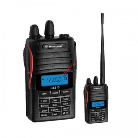 MIDLAND CT-210 VHF φορητός ερασιτεχνικός πομποδέκτης (ΕΞΑΝΤΛΗΘΗΚΑΝ)