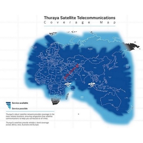 Δορυφορικό τηλέφωνο Thuraya XT LITE Voice/SMS satelite global phone Black Box