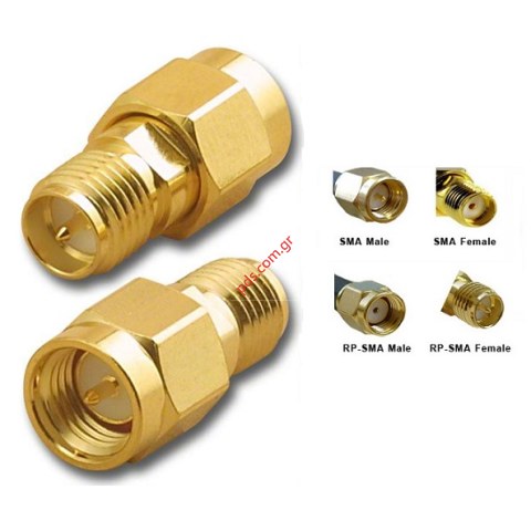 Adaptor SMA Male to RP-SMA Female 1 PCS Adaptor SMA Male to RP-SMA Female 1 PCS