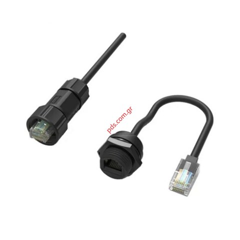 Ethernet M19 RJ45 Outdoor Signal Waterproof Connector IP68 set  Ethernet M19 RJ45 Outdoor Signal Waterproof Connector IP68 set