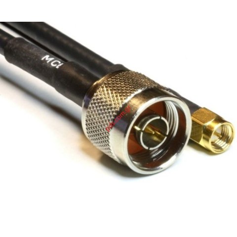 Cable GSM Lowloss LMR195 / CFD-200 1XSMA/ N-TYPE MALE Black Cable GSM Lowloss LMR195 / CFD-200 1XSMA/ N-TYPE MALE Black