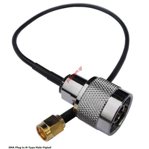 Cable adaptor RP-SMA Plug to N-Type Male Pigtail Cable adaptor RP-SMA Plug to N-Type Male Pigtail