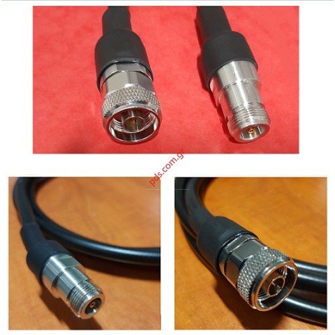 Cable RF M 400 N-TYPE/MALE-FEMALE Black Cable RF M 400 N-TYPE/MALE-FEMALE Black