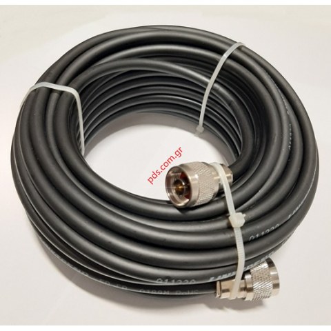 Cable set Linktrend 5D-FB 15M 50Ω W/Connectores N-TYPE Black Cable set Linktrend 5D-FB 15M 50Ω W/Connectores N-TYPE Black