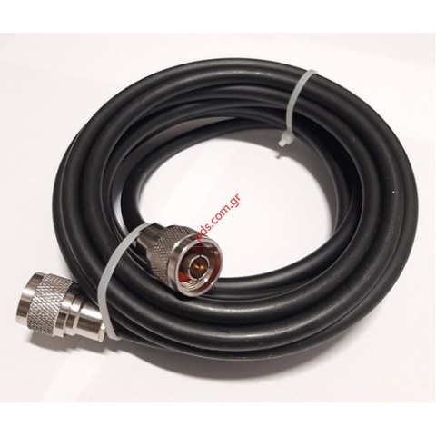 Cable set Lintrend 5D-FB 5M 50Ω W/Connectores N-TYPE Black Cable set Lintrend 5D-FB 5M 50Ω W/Connectores N-TYPE Black