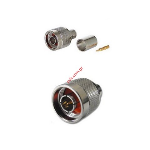 Connector N-Type Male για ομοαξονικό καλώδιο (LMR-400) PREES Connector N-Type Male για ομοαξονικό καλώδιο (LMR-400) PREES